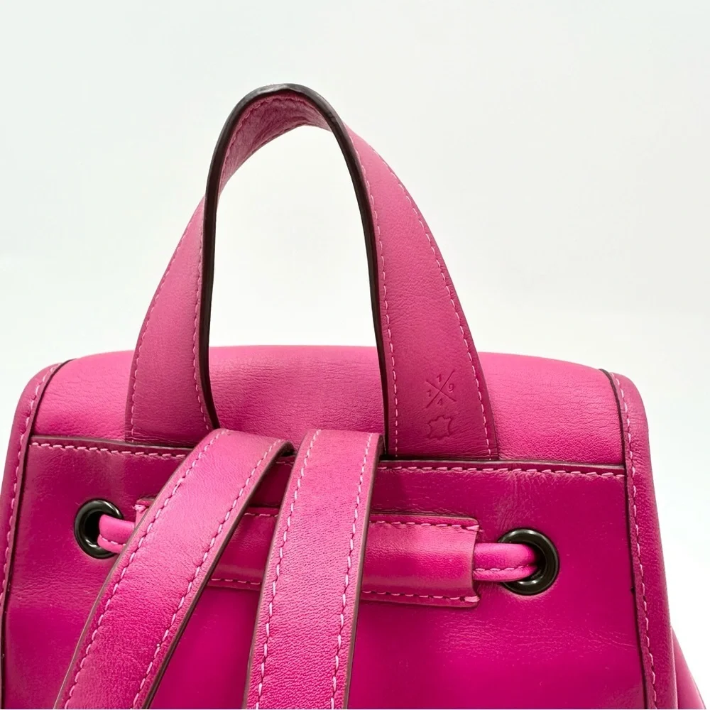 Coach Originals Limited Edition Turnlock Backpack Cerise Pink 3334 - Picture 9 of 13